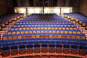 Rows of seats in