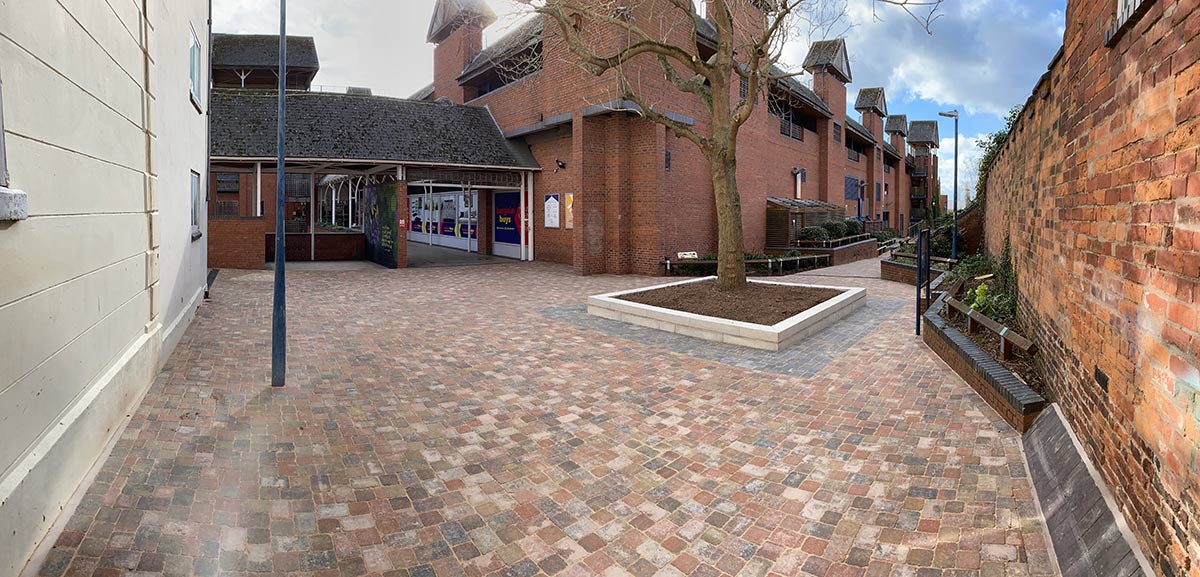 Angel Row in Worcester Angel Row in Worcester