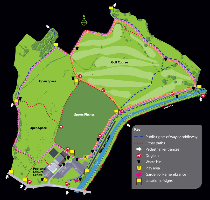 Perdiswell Access Map